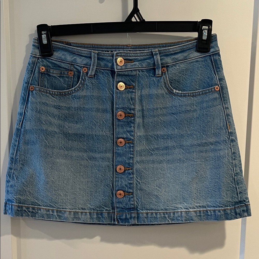 American Eagle Outfitters Button-Up Denim Skirt - New never worn